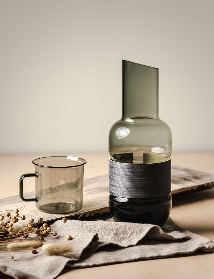 Caraffa Veneer 1 L, grigio-nero carbone Muurla