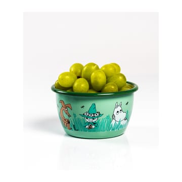 Ciotola Moomin Boys smaltata 30 cl - Verde - Muurla