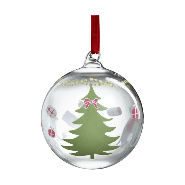 Pallina albero di natale Moomin Ø9 cm, Happy holidays Muurla