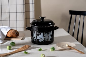 Pentola in smalto Mumin con coperchio alto 3,5 L - Cucina - Muurla