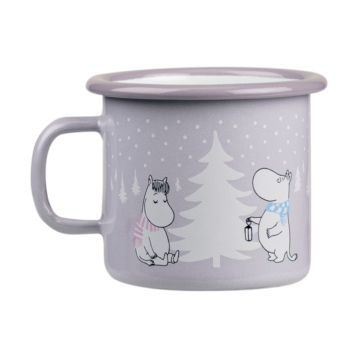 Tazza in smalto Moomin 25 cl, Snowfall Muurla