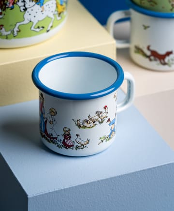 Tazza smaltata 1,5 dl Emil di Lönneberga - Azzurro - Muurla