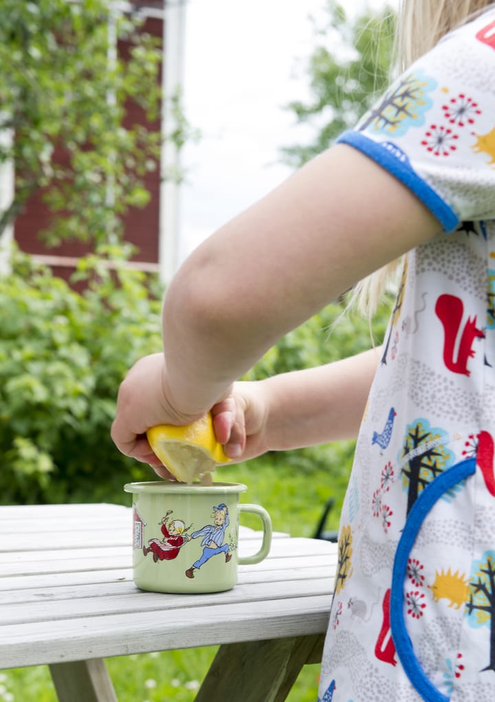 Tazza smaltata 2,5 dl Emil e Ida, Verde Muurla