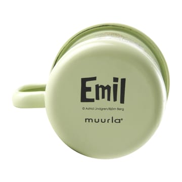 Tazza smaltata 2,5 dl Emil e Ida - Verde - Muurla