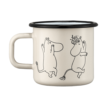 Tazza smaltata Mumin 80 37 cl - Bianco - Muurla