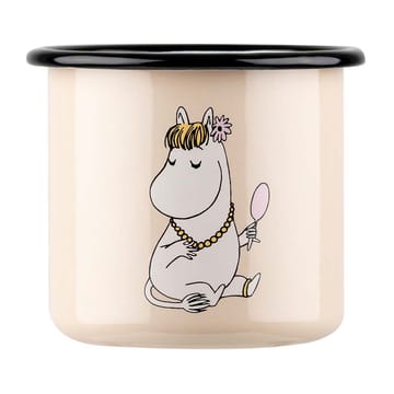 Tazza smaltata Snorkmaiden Retro 37 cl - Beige - Muurla