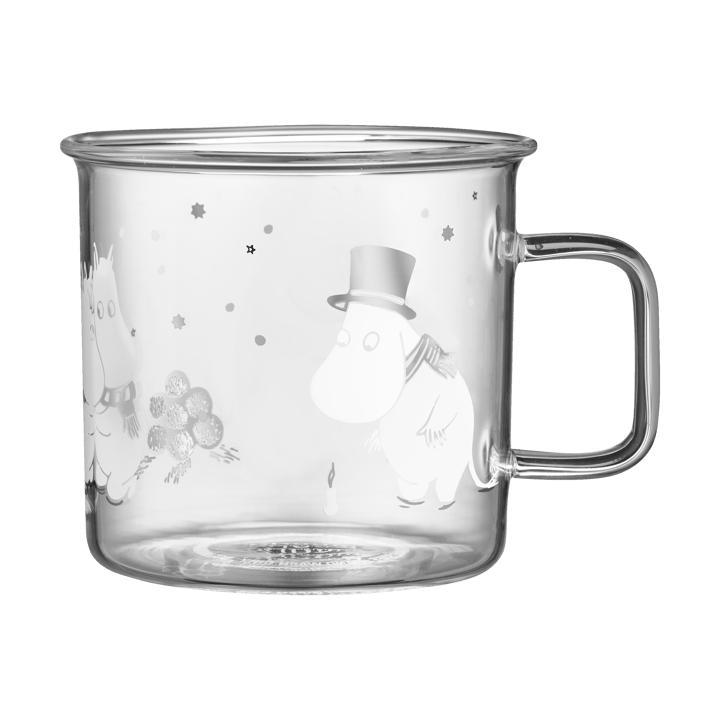 Tazza vetro Moomin 35 cl - Let it snow - Muurla