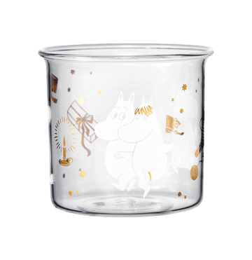 Tazza vetro Moomin 35 cl - Sparkling stars - Muurla