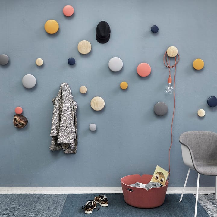 Appendiabiti The Dots blu notte, grande Muuto