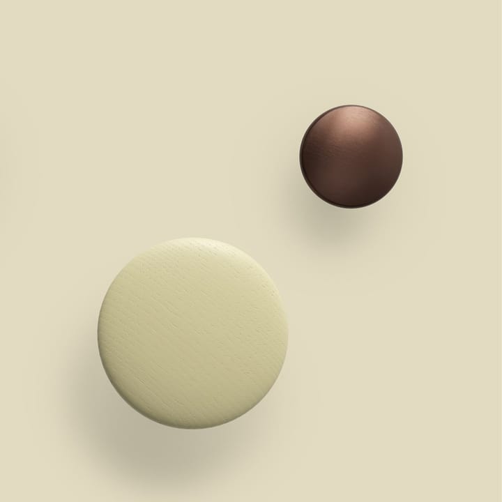 Appendiabiti The Dots metallo 2,7 cm, umber Muuto