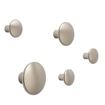 Appendiabiti The Dots metallo 5 cm - taupe - Muuto