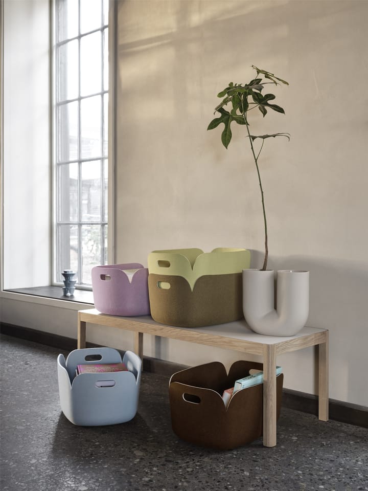 Cesto portaoggetti Restore - Beige-Green - Muuto