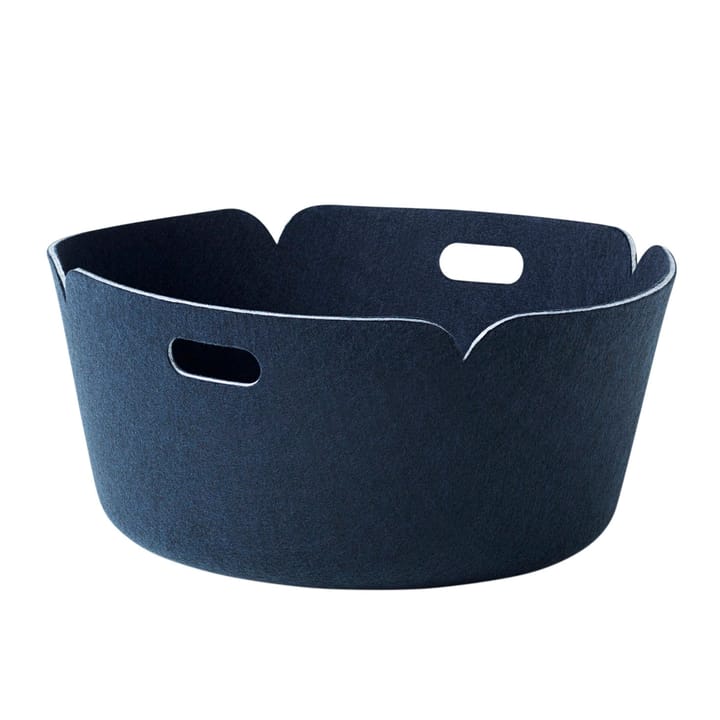 Cesto portaoggetti rotondo Restore - midnight blue - Muuto