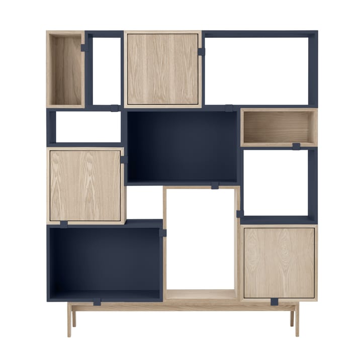 Clip Stacked 2.0, confezione da 5 - midnight blue - Muuto