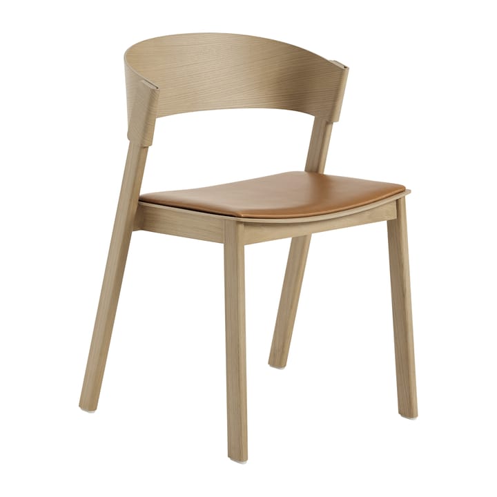 Cover Side Chair leather - Cognac-rovere - Muuto