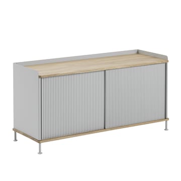 Credenza Enfold bassa 125x45x63 cm - Oak-Grey - Muuto