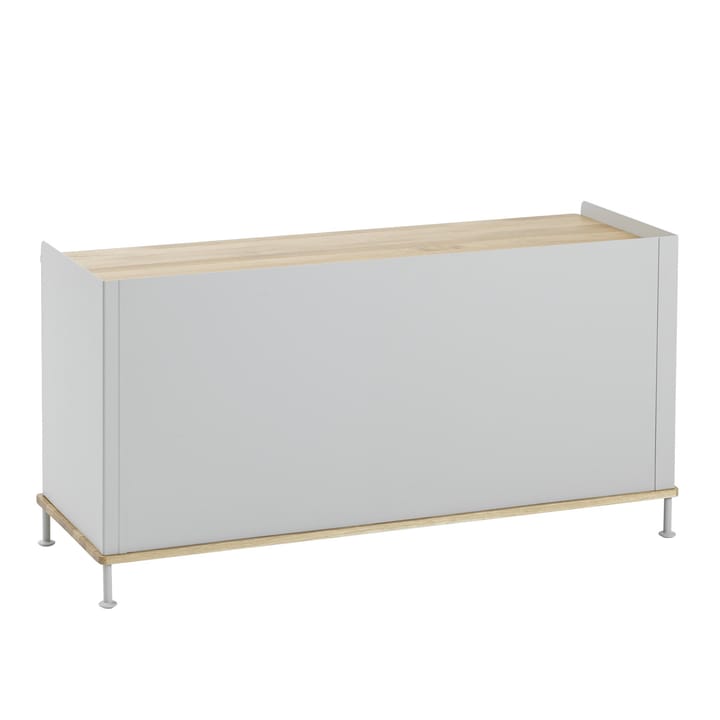 Credenza Enfold bassa 125x45x63 cm - Oak-Grey - Muuto