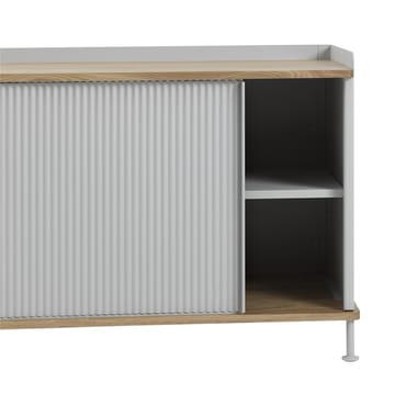 Credenza Enfold bassa 125x45x63 cm - Oak-Grey - Muuto