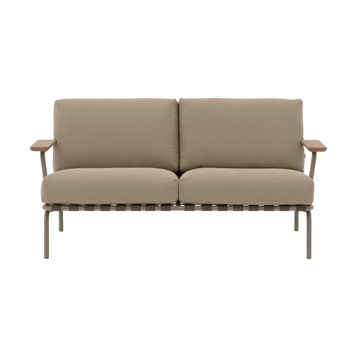 Divano a 2 posti Settle - Ribbed Weave 5 Taupe - Muuto