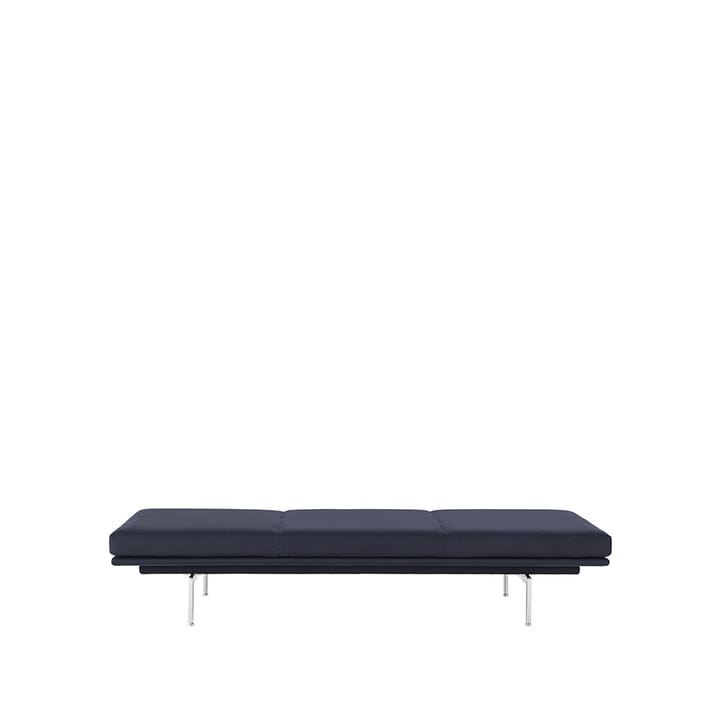 Divano letto Outline, Vidar 554-Aluminium Muuto