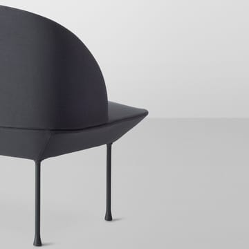 Divano Oslo a 2 posti - Steelcut 180-Dark grey - Muuto