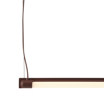 Lampada a sospensione Fine Suspension Lamp 120 cm - Deep Red - Muuto