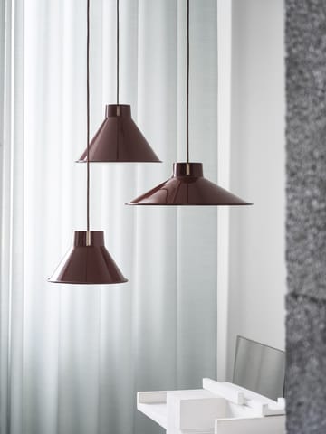 Lampada a sospensione Top Ø28 cm - Rosso porpora - Muuto