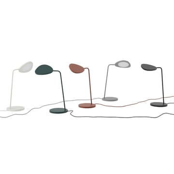 Lampada da tavolo Leaf bianca - Verde scuro - Muuto