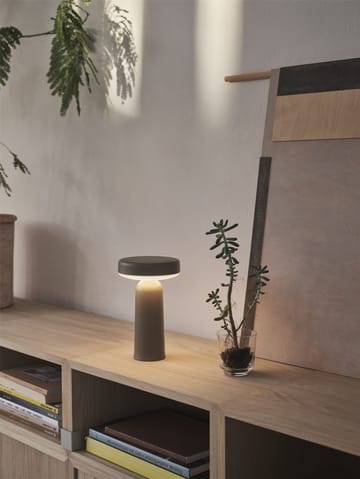 Lampada da tavolo portatile Ease 21,5 cm - Grigio talpa - Muuto