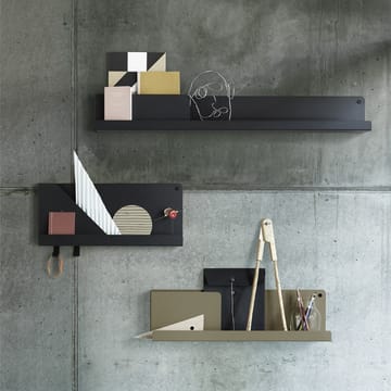 Mensola 29,5x40 cm Folded - Nero - Muuto