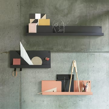 Mensola Folded piccola - nero - Muuto