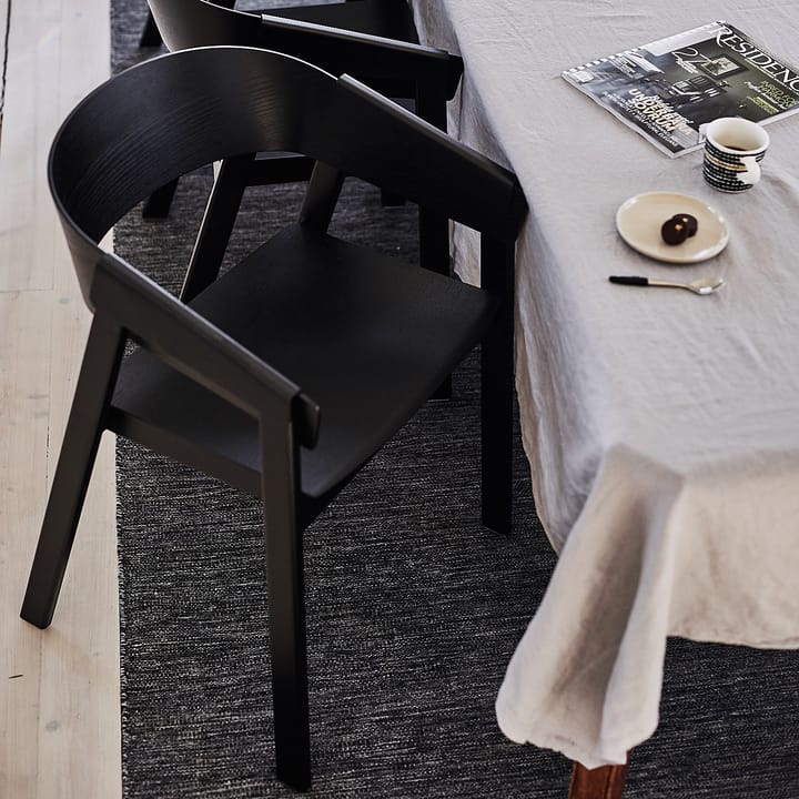 Poltrona con braccioli Cover - Black - Muuto