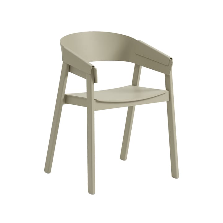 Poltrona con braccioli Cover - Dark beige - Muuto