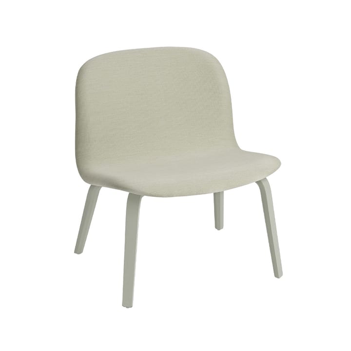 Poltrona lounge imbottita Visu - Balder 912, verde polvere - Muuto