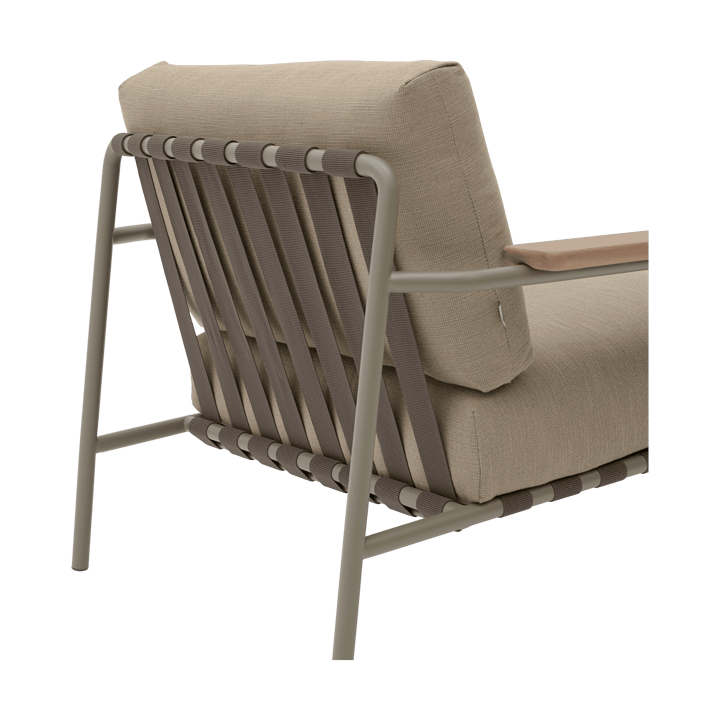 Poltrona lounge Settle Lounge Chair, Ribbed Weave 5 Taupe Muuto