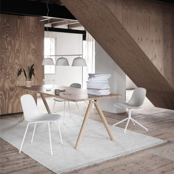 Poltroncina Fiber - Bianco naturale, bianco (plastica) - Muuto