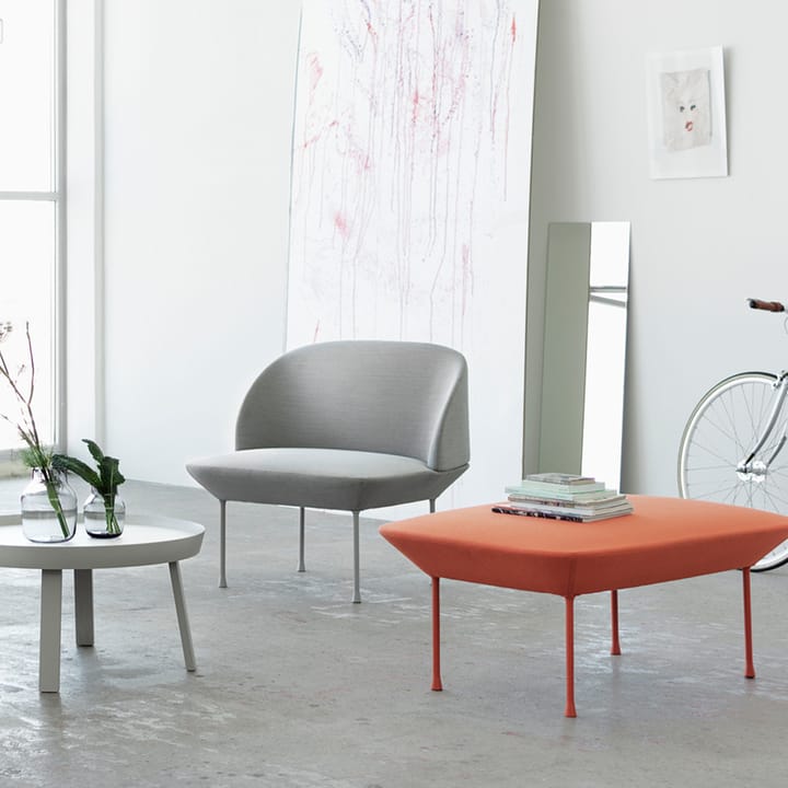 Pouf Oslo, Steelcut 550, tangerine Muuto