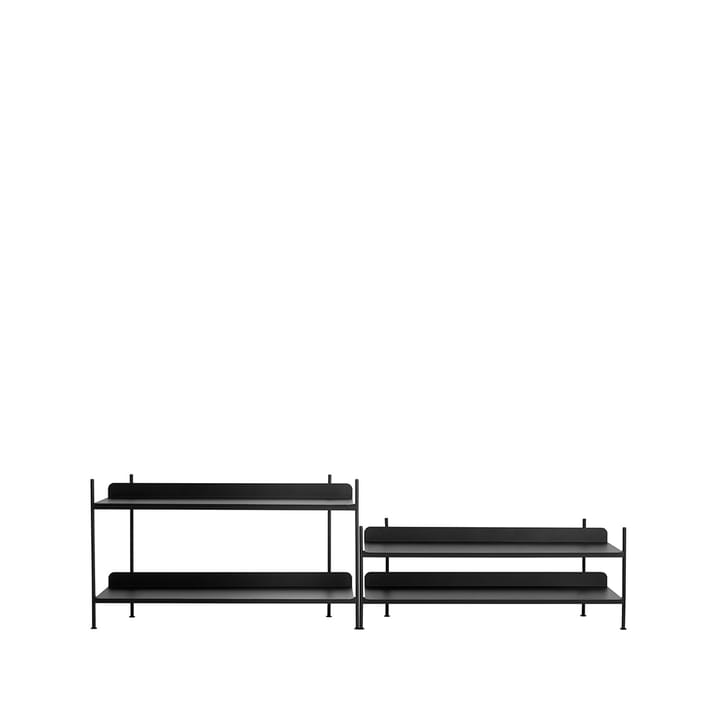 Scaffalatura Compile configuration 5 - Nero - Muuto