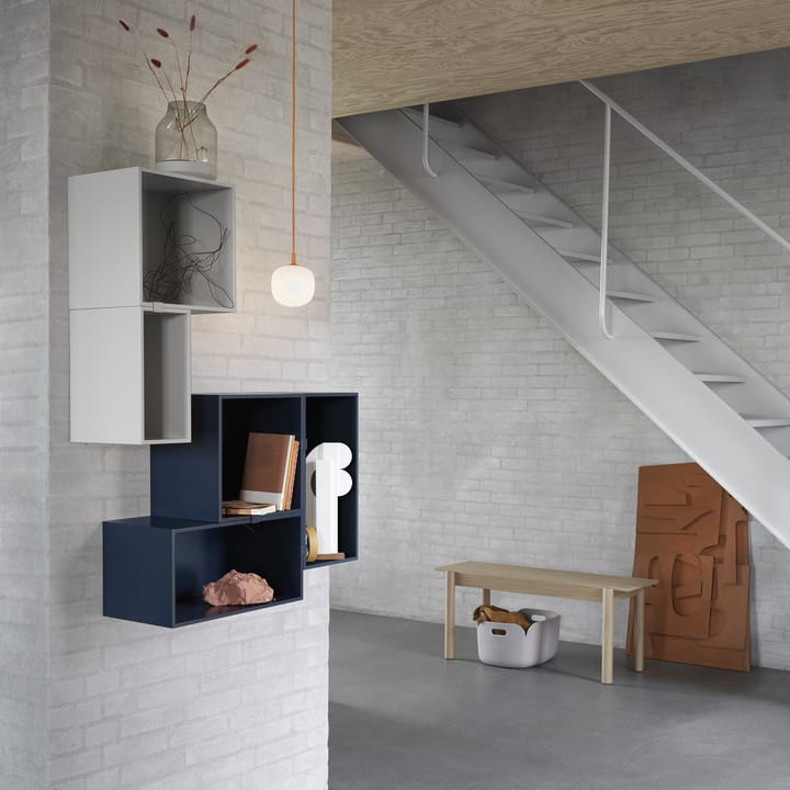 Scaffalatura Mini Stacked 2.0, grande - midnight blue - Muuto