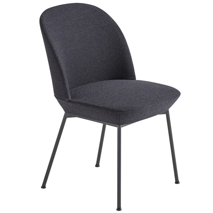 Sedia da pranzo Oslo con gambe nere - Ocean 601-Nero - Muuto