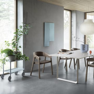 Sedia da salotto Co Chair - marrone scuro macchiato - Muuto