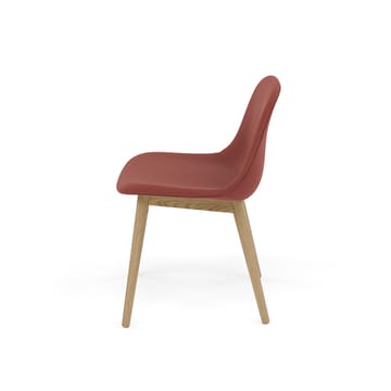 Sedia Fiber con gambe in legno  - Re-wool 558-oak - Muuto