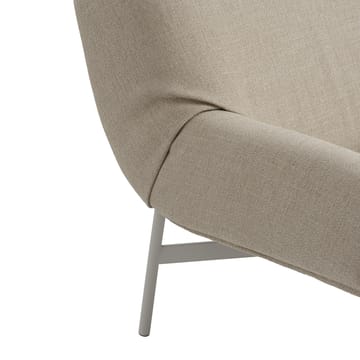 Sedia lounge Wrap - Ecriture 240, grigio - Muuto