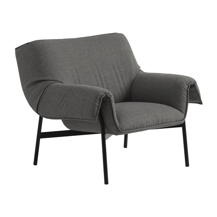 Sedia lounge Wrap, Sabi 151, nero Muuto