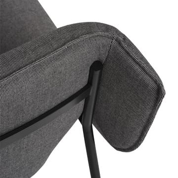 Sedia lounge Wrap - Sabi 151, nero - Muuto