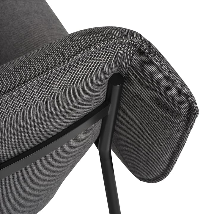 Sedia lounge Wrap, Sabi 151, nero Muuto