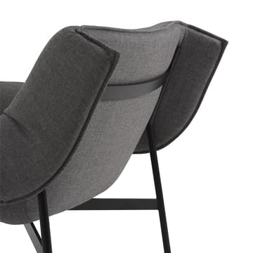 Sedia lounge Wrap - Sabi 151, nero - Muuto