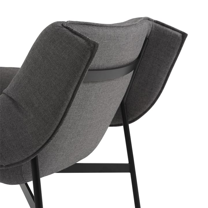 Sedia lounge Wrap, Sabi 151, nero Muuto