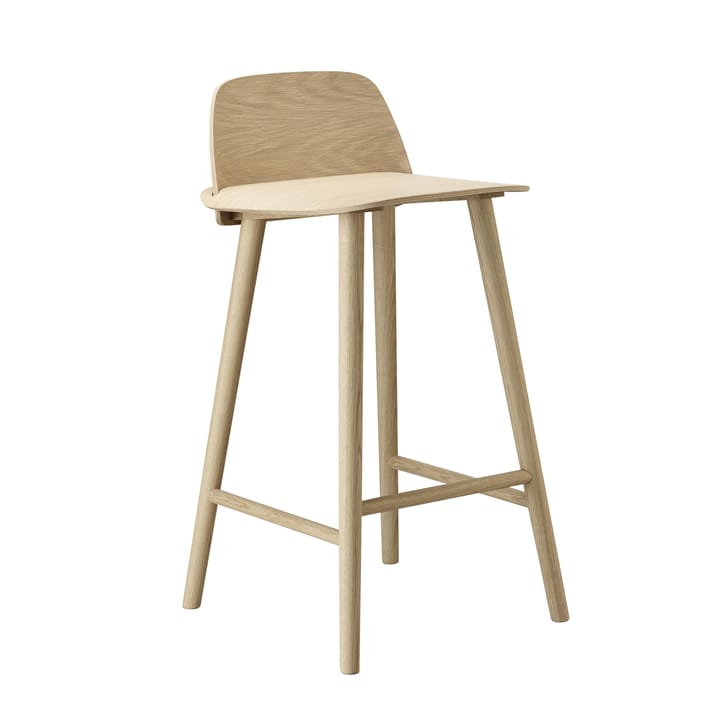 Sgabello da bar Nerd, Rovere Muuto