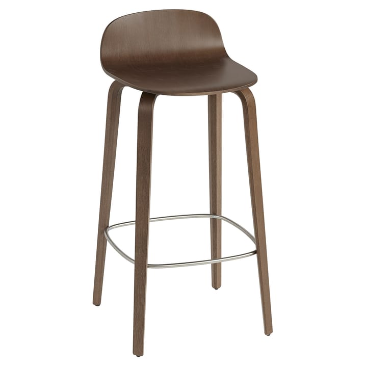 Sgabello Visu 75 cm - Mordente marrone scuro - Muuto